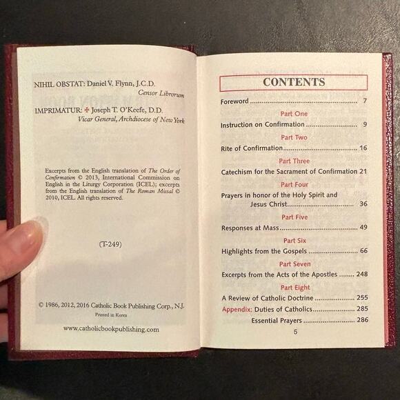 New - St. Joseph Confirmation Book, Catholic, 2016, HC - Picture 3 of 6